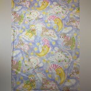 Over The Moon Betty Whiteaker Spring Industries 1 Yard Vtg 45” Fabric Sewing